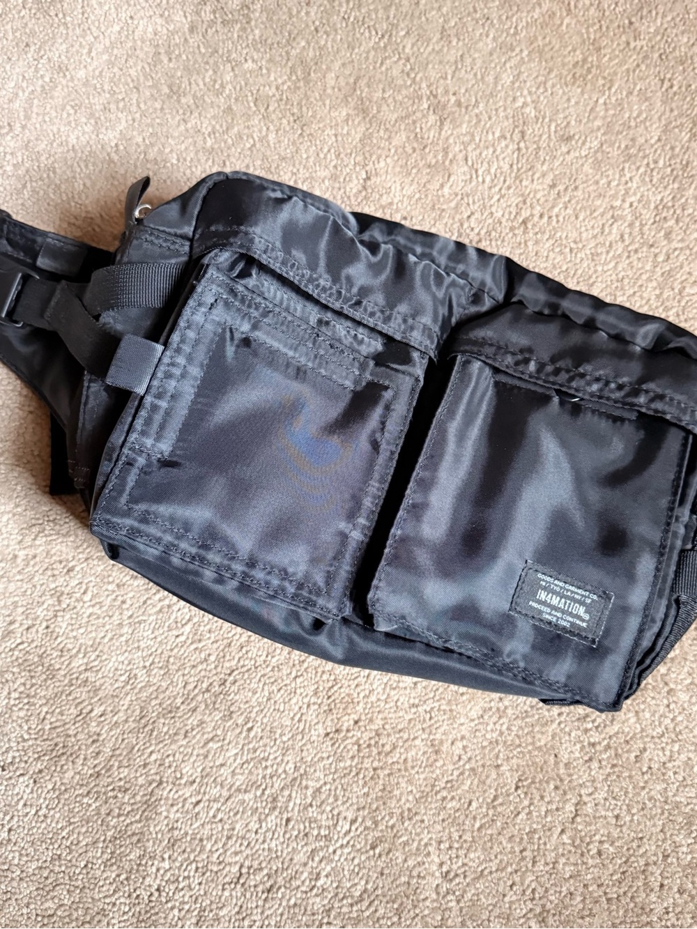 In4mation Black Sling Bag